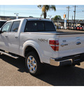 ford f 150 2013 white platinum king ranch flex fuel 8 cylinders 4 wheel drive automatic 78523