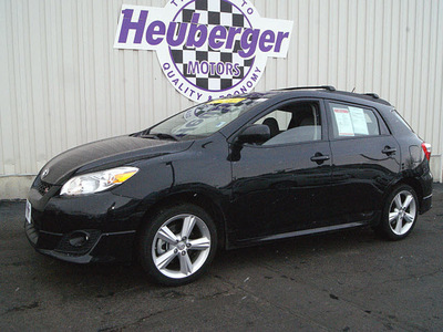 toyota matrix 2009 black sand hatchback s gasoline 4 cylinders all whee drive automatic 80905