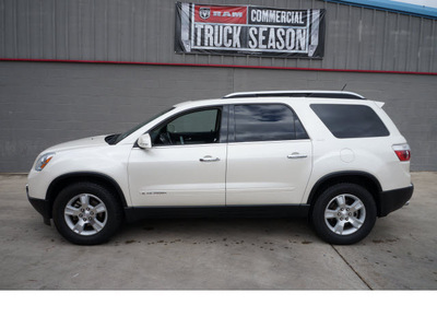 gmc acadia 2008 white suv slt 2 gasoline 6 cylinders front wheel drive automatic 78028