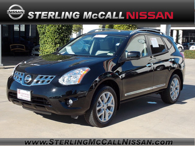 nissan rogue 2012 black sl gasoline 4 cylinders front wheel drive automatic 77477