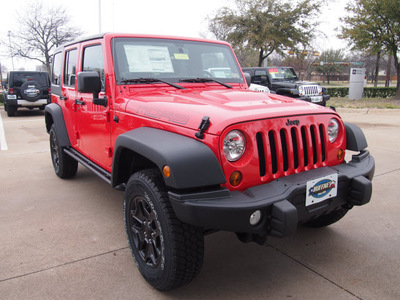jeep wrangler unlimited 2013 red suv moab gasoline 6 cylinders 4 wheel drive manual 75093