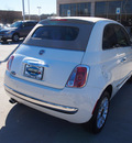 fiat 500c 2012 pearl white gasoline 4 cylinders front wheel drive automatic 75070