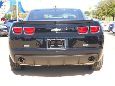 chevrolet camaro 2013 black coupe 1 lt gasoline 6 cylinders rear wheel drive automatic 75087