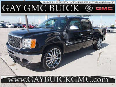 gmc sierra 1500 2013 black sl flex fuel 8 cylinders 2 wheel drive automatic 77539