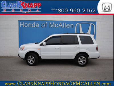 honda pilot 2008 white suv ex gasoline 6 cylinders front wheel drive automatic 78505