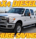 ford f 250 super duty 2013 white xlt fx4 biodiesel 8 cylinders 4 wheel drive automatic 77532