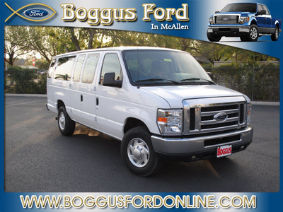 ford e series wagon 2011 white van xlt flex fuel 8 cylinders rear wheel drive automatic 78501