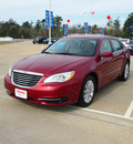 chrysler 200 2012 red sedan touring gasoline 4 cylinders front wheel drive automatic 77656