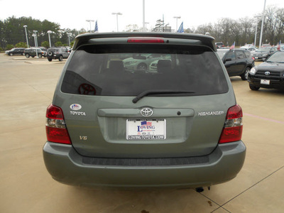 toyota highlander 2007 lt  green suv gasoline 6 cylinders front wheel drive automatic 75901