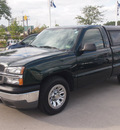 chevrolet silverado 1500 2005 green c1500 gasoline 6 cylinders rear wheel drive standard 77090