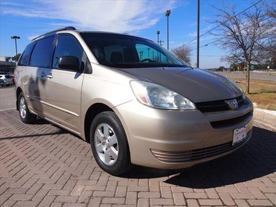 toyota sienna 2004 van gasoline 6 cylinders front wheel drive not specified 78006