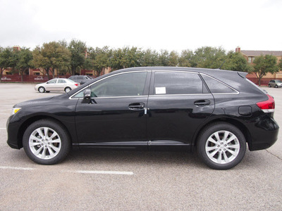 toyota venza 2013 black le gasoline 4 cylinders front wheel drive automatic 76011