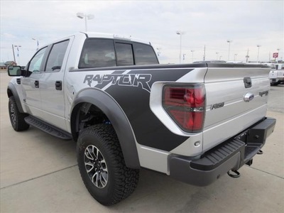 ford f 150 2013 silver svt raptor gasoline 8 cylinders 4 wheel drive 6 speed automatic 77532