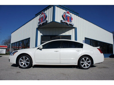 nissan maxima 2007 white sedan gasoline 6 cylinders front wheel drive automatic 76541