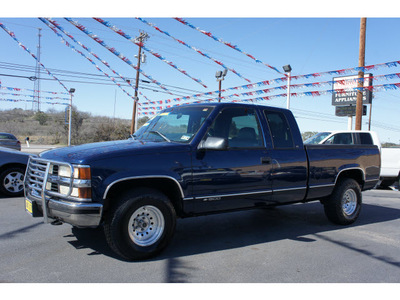 chevrolet 1500 1998 blue pickup truck gasoline v8 rear wheel drive automatic 78654