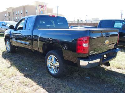 chevrolet silverado 1500 2013 black pickup truck lt flex fuel v8 2 wheel drive automatic 78064