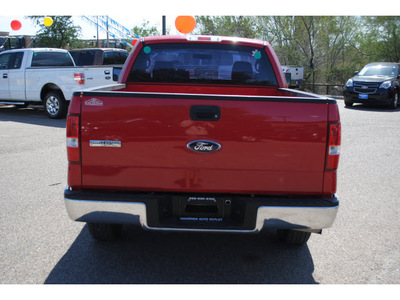 ford f 150 2008 red pickup truck xl gasoline 6 cylinders 2 wheel drive automatic 78539