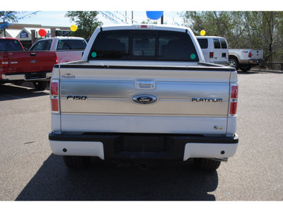 ford f 150 2010 white platinum flex fuel 8 cylinders 2 wheel drive automatic 78539
