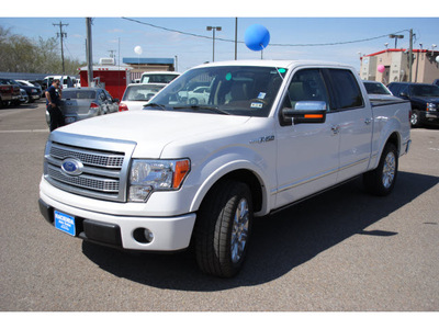 ford f 150 2010 white platinum flex fuel 8 cylinders 2 wheel drive automatic 78539