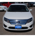 ford fusion 2011 white sedan sel gasoline 4 cylinders front wheel drive automatic 78539