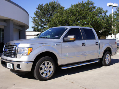 ford f 150 2011 silver xlt gasoline 6 cylinders 2 wheel drive automatic 76011