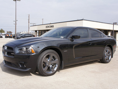 dodge charger 2012 black sedan r t max gasoline 8 cylinders rear wheel drive automatic 76011