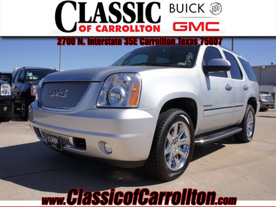 gmc yukon 2013 quick slvr suv denali flex fuel 8 cylinders 2 wheel drive automatic 75007