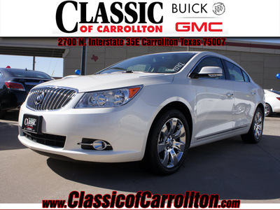 buick lacrosse 2013 wht diamon sedan leather gasoline 6 cylinders front wheel drive automatic 75007