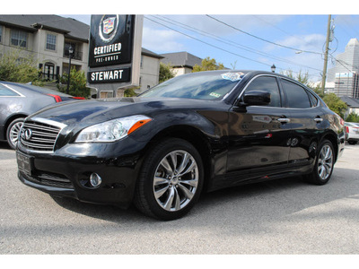 infiniti m37 2011 black sedan gasoline 6 cylinders rear wheel drive shiftable automatic 77002