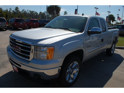 gmc sierra 1500 2013 quicksilv metebony sle flex fuel 8 cylinders 2 wheel drive 6 speed automatic 77338