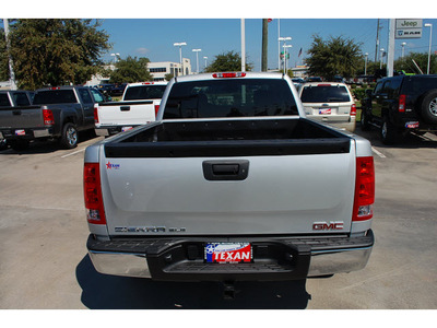 gmc sierra 1500 2013 quicksilv metebony sle flex fuel 8 cylinders 2 wheel drive 6 speed automatic 77338