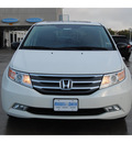 honda odyssey 2013 white van touring gasoline 6 cylinders front wheel drive 5 speed automatic 77025
