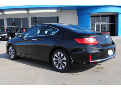 honda accord 2013 black coupe ex gasoline 4 cylinders front wheel drive cont  variable trans  77025