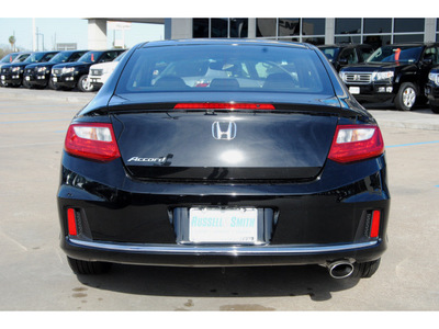 honda accord 2013 black coupe ex gasoline 4 cylinders front wheel drive cont  variable trans  77025