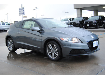 honda cr z 2013 dk  gray coupe base hybrid 4 cylinders front wheel drive cont  variable trans  77025