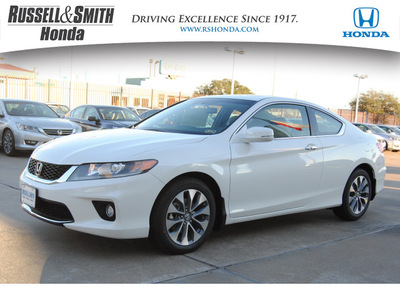 honda accord 2013 white orchid pearl coupe ex l gasoline 4 cylinders front wheel drive automatic 77025