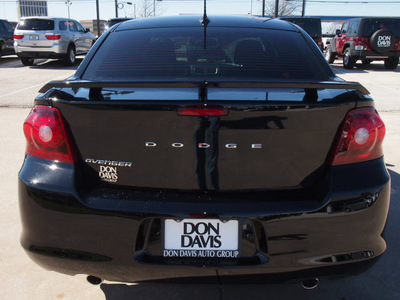 dodge avenger 2013 black sedan sxt flex fuel 6 cylinders front wheel drive automatic 76011
