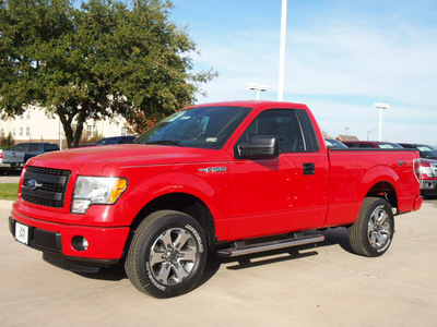 ford f 150 2013 red stx flex fuel 8 cylinders 2 wheel drive automatic 76011