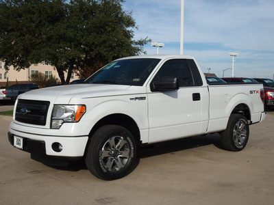 ford f 150 2013 white stx flex fuel 8 cylinders 2 wheel drive automatic 76011