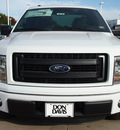 ford f 150 2013 white stx flex fuel 8 cylinders 2 wheel drive automatic 76011