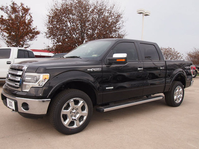 ford f 150 2013 black lariat gasoline 6 cylinders 4 wheel drive automatic 76011