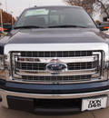 ford f 150 2013 blue xlt gasoline 6 cylinders 2 wheel drive automatic 76011