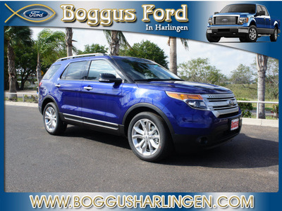 ford explorer 2013 deep impact blue me suv xlt flex fuel 6 cylinders 2 wheel drive shiftable automatic 78550