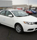 kia forte 2013 clear white sedan lx gasoline 4 cylinders front wheel drive automatic 19153