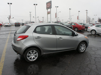 mazda mazda2 2011 gray sedan gasoline 4 cylinders front wheel drive automatic 19153