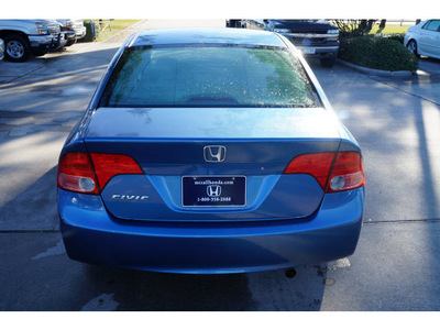 honda civic 2006 blue sedan ex gasoline 4 cylinders front wheel drive automatic 77339