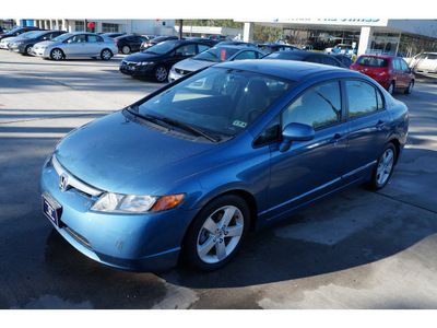 honda civic 2006 blue sedan ex gasoline 4 cylinders front wheel drive automatic 77339