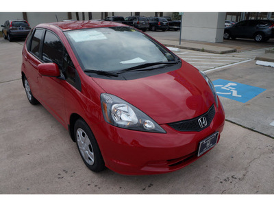 honda fit 2013 dk  red hatchback gasoline 4 cylinders front wheel drive automatic 77339