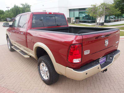 ram 2500 2012 dk  red laramie longhorn diesel 6 cylinders 4 wheel drive automatic 76051