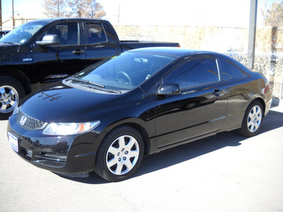 honda civic 2009 black coupe lx gasoline 4 cylinders front wheel drive standard 79925
